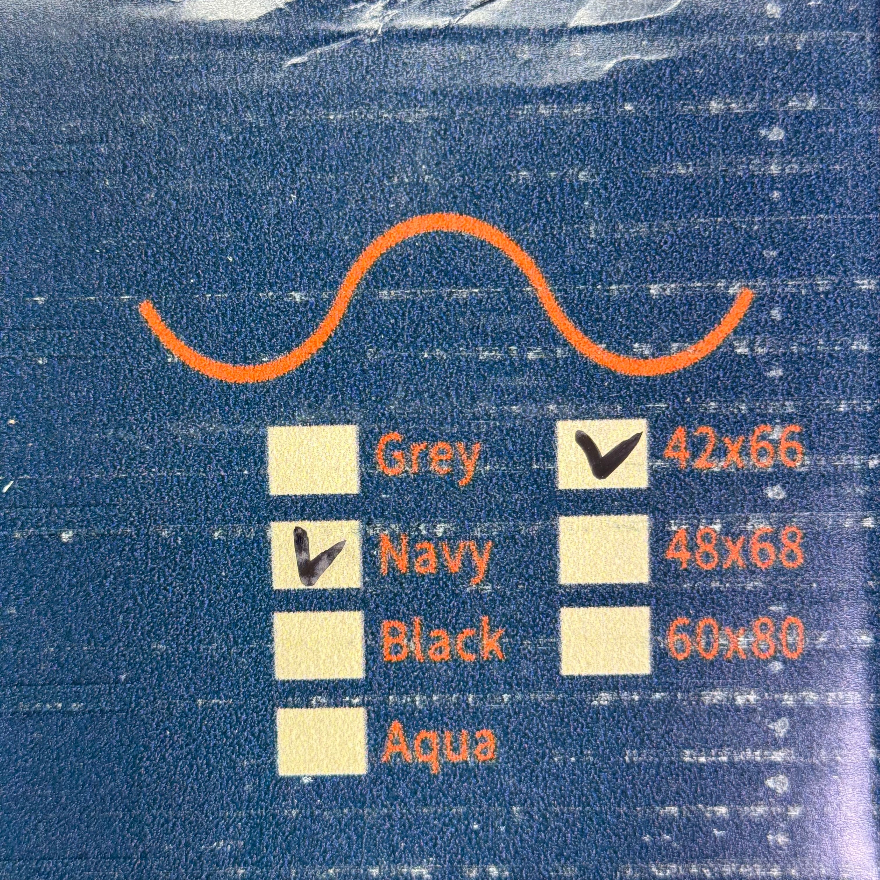 THERA Weighted Blanket Sz 42" x 66", Calming Navy BL613K PayWut