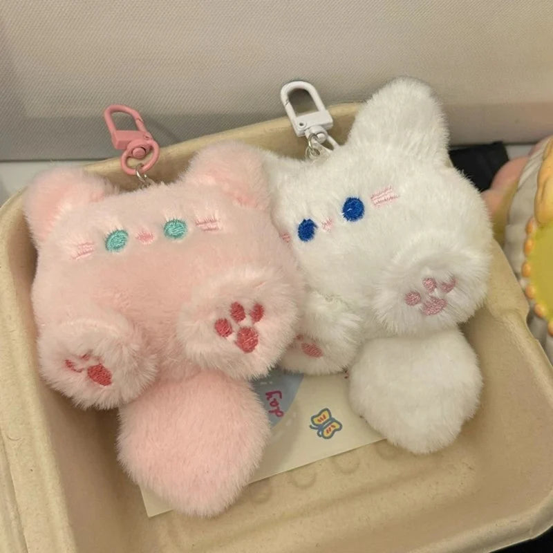 Kawaii Neko Furbaby Plush Keychain