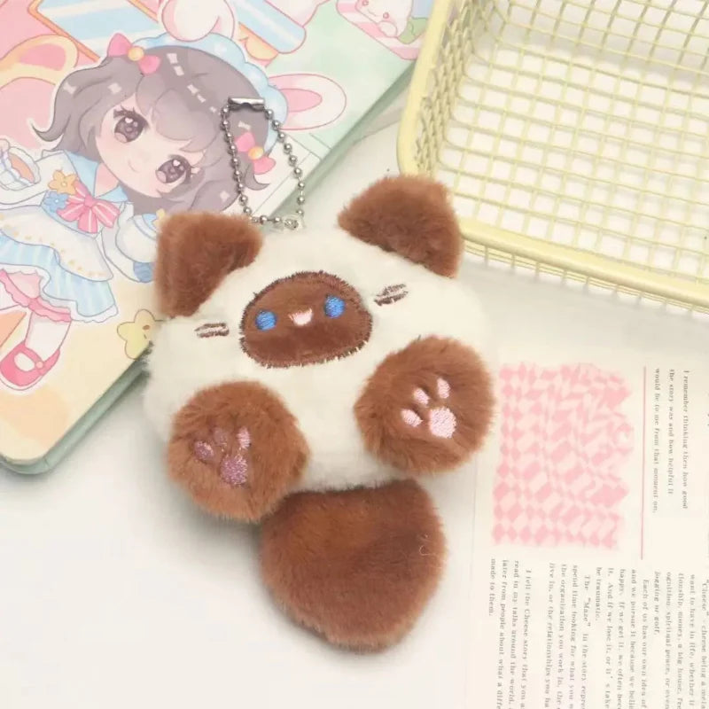 Kawaii Neko Furbaby Plush Keychain