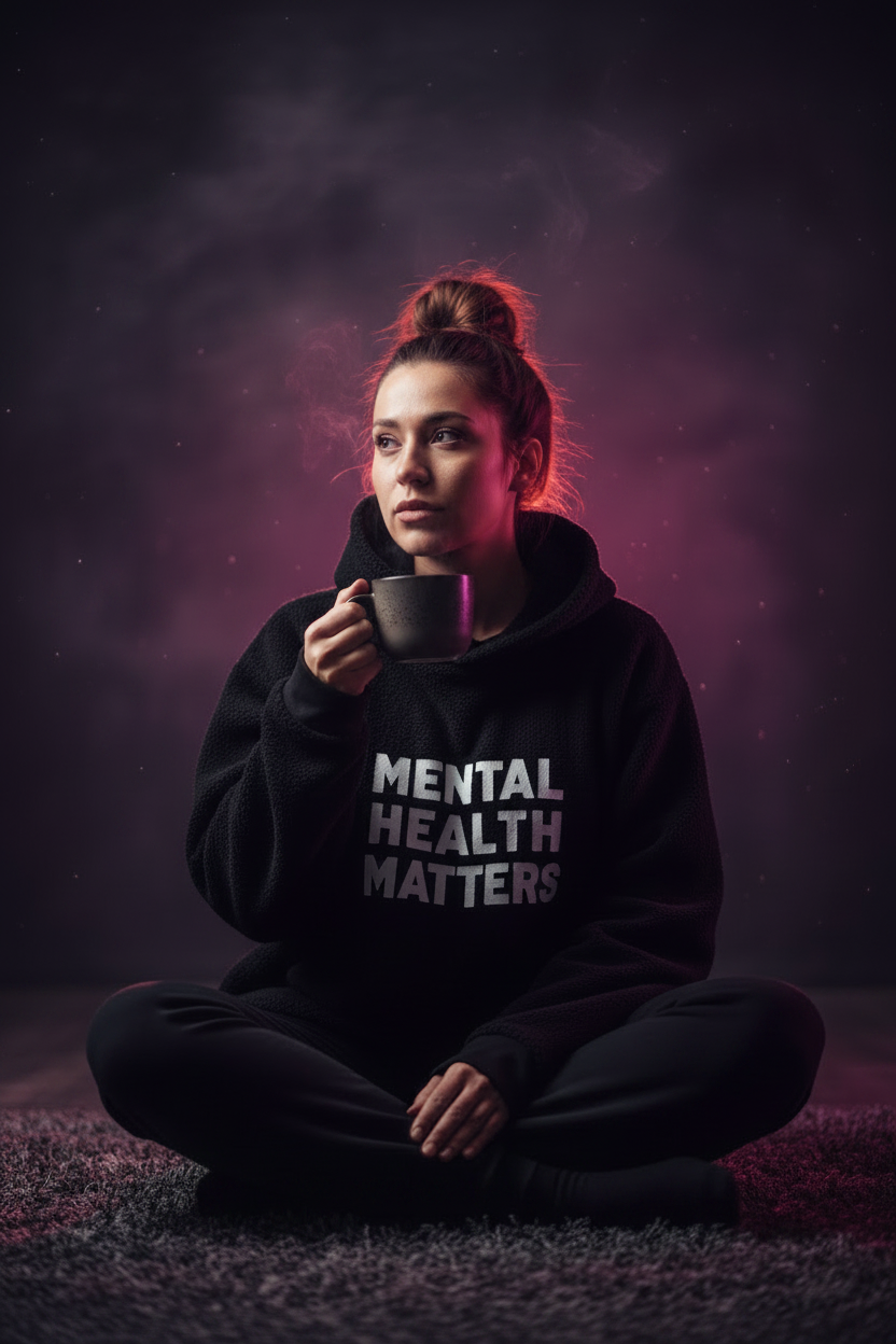 Mental Health Matters Hoodie & Graphic Tee | Zenwolf - Zenwolf