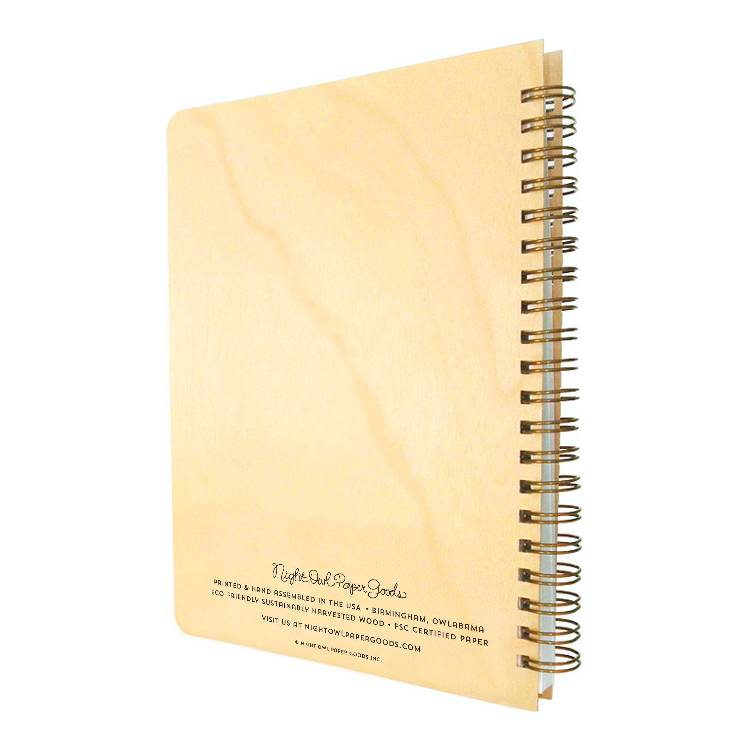 ZenWolf Floral Fox Wellness Journal – Mindful Wood Cover Journal for Self-Care – Image 2 | ZenWolf Wellness