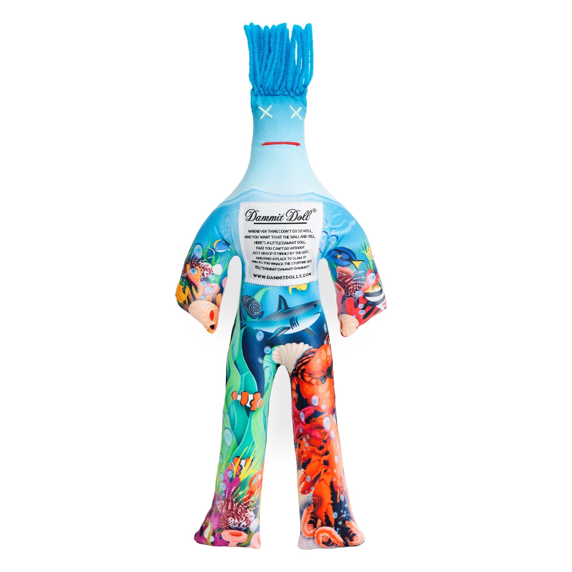 Zenwolf 'Deep Blue' Stress Doll (The Life Aquatic).