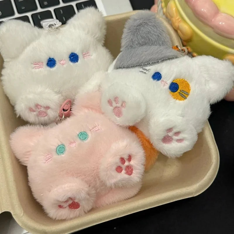 Kawaii Neko Furbaby Plush Keychain