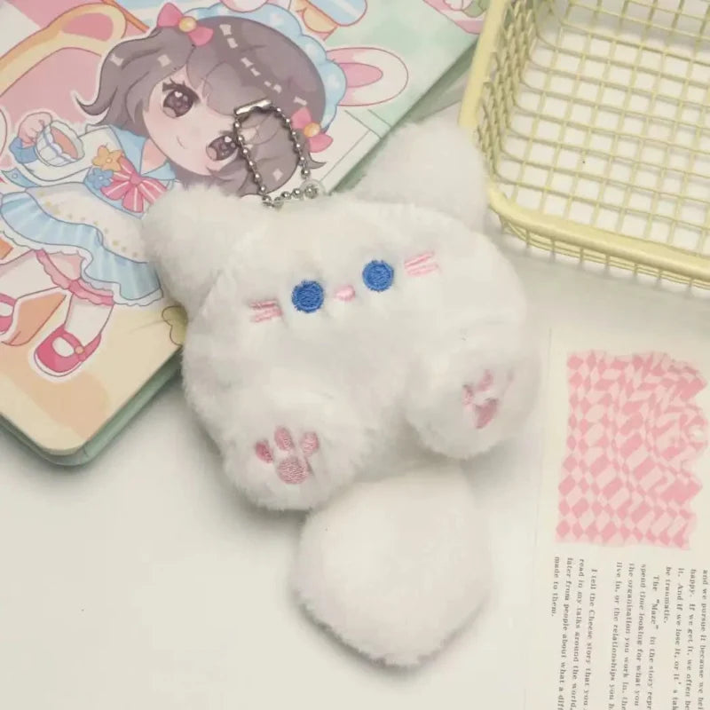 Kawaii Neko Furbaby Plush Keychain