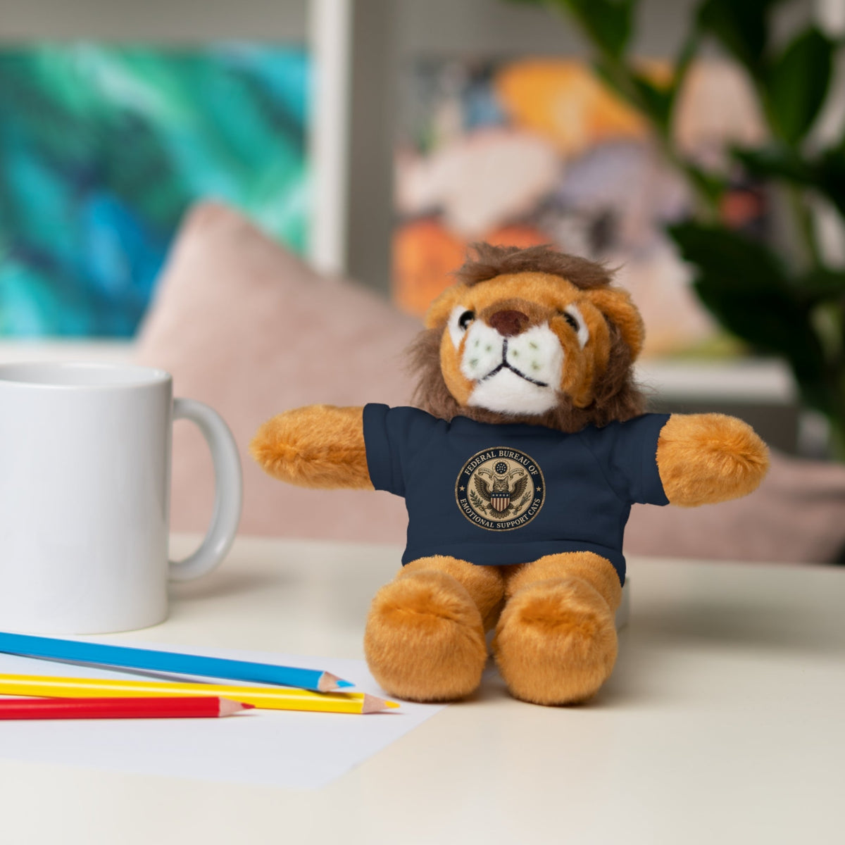 ZenWolf Emotional Support Cats Plush