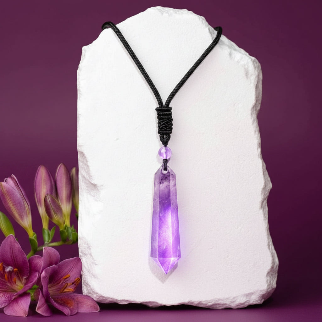The Amethyst Talisman of Daily Stress Relief Conscious Items